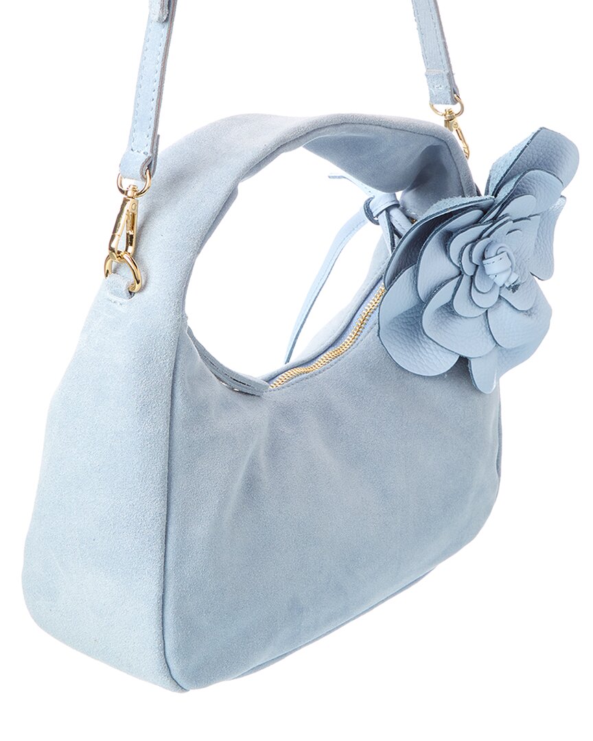 fluer 27 suede shoulder bag