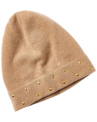 studs cashmere beanie