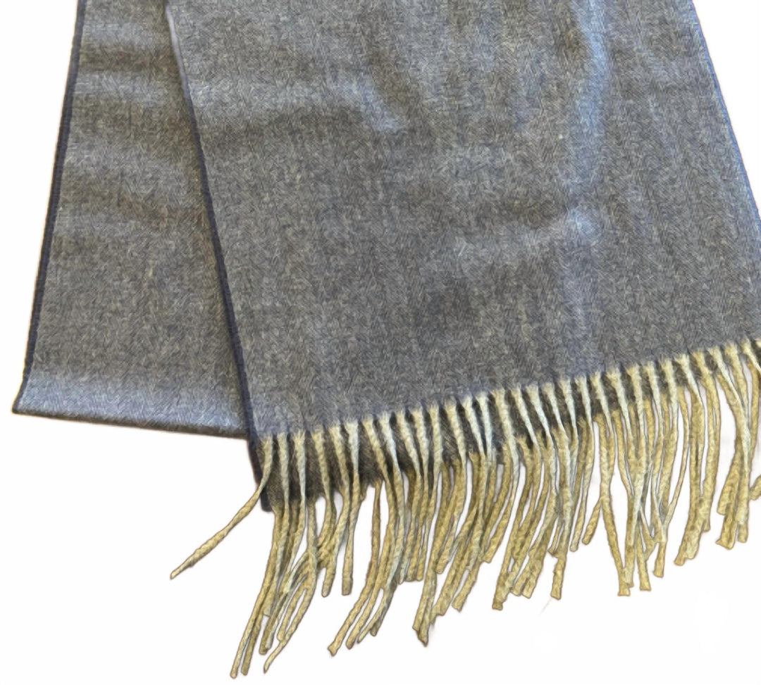 unisex premium cashmere scarf in denim