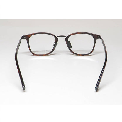men's v405 square eyeglasses in brown