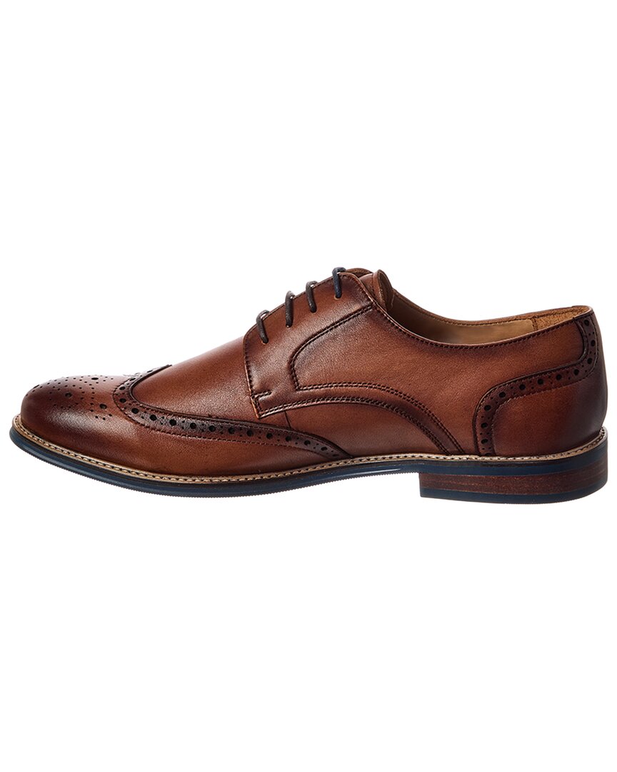 stanford brogue leather oxford