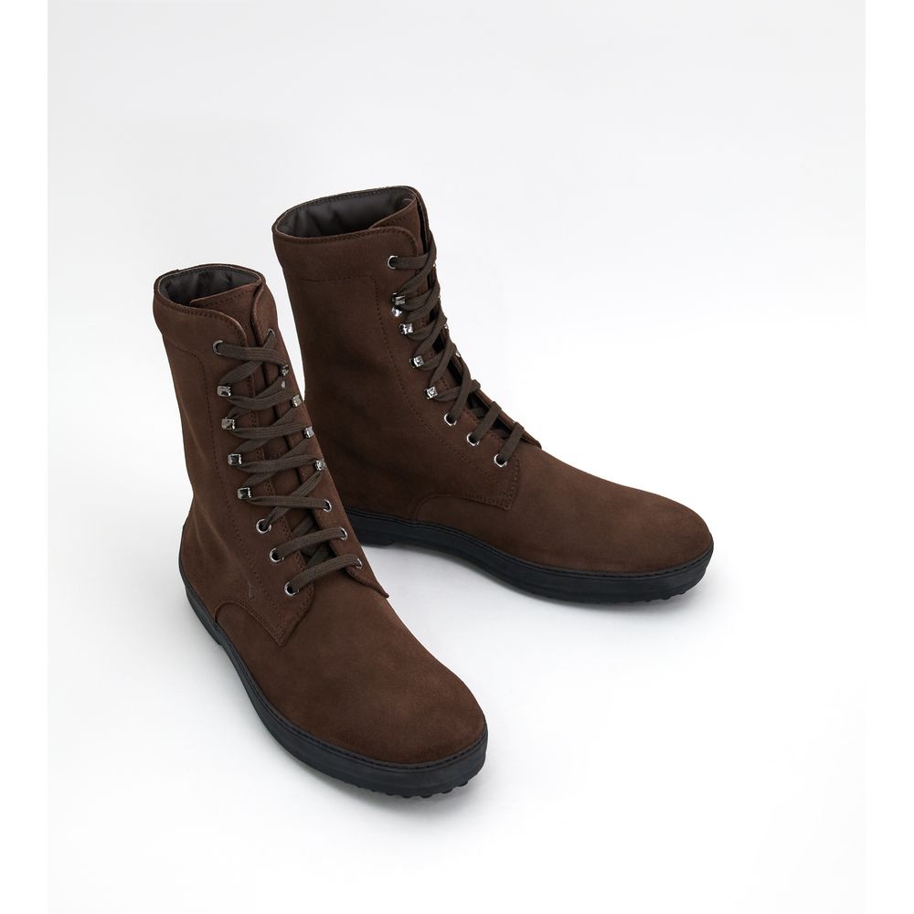 winter gommino ankle boots in suede