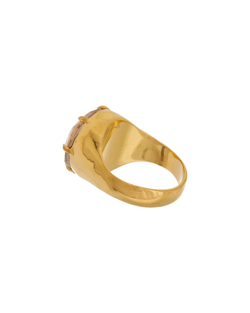 crystal signet ring