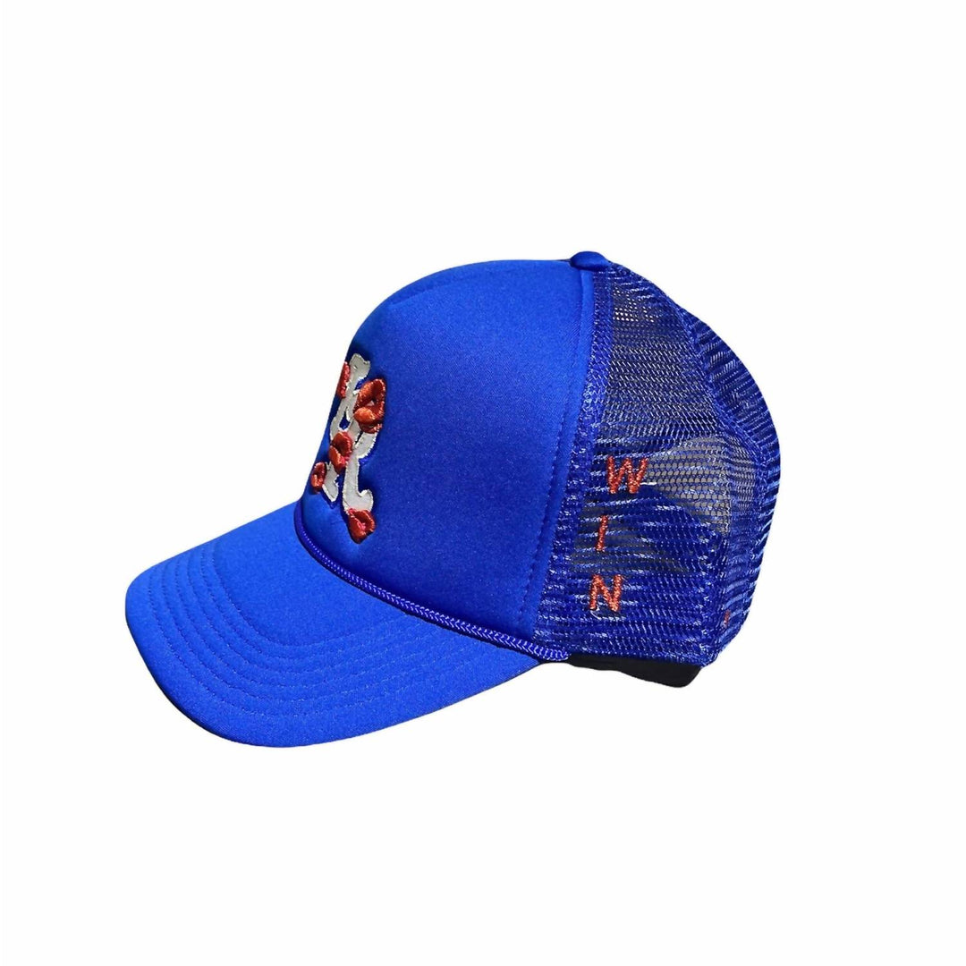 men's lr trucker hat in royal