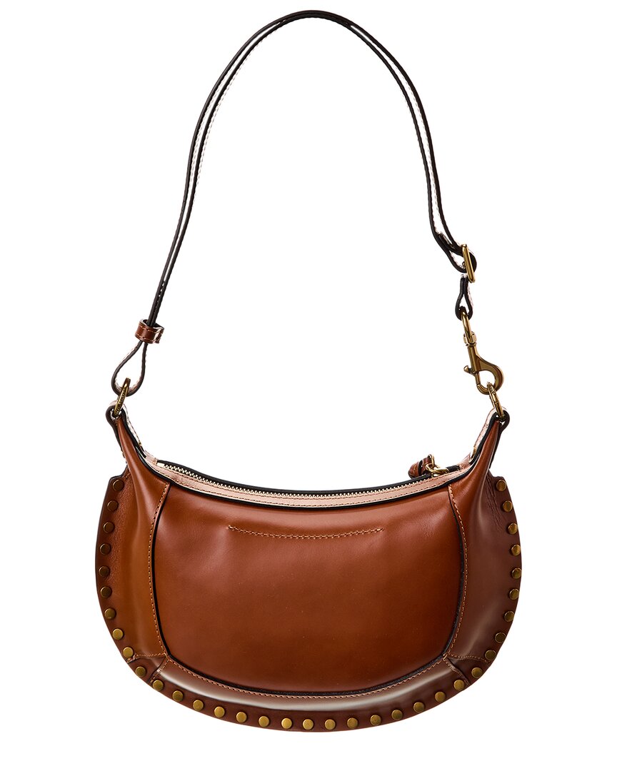 oskan moon leather hobo bag
