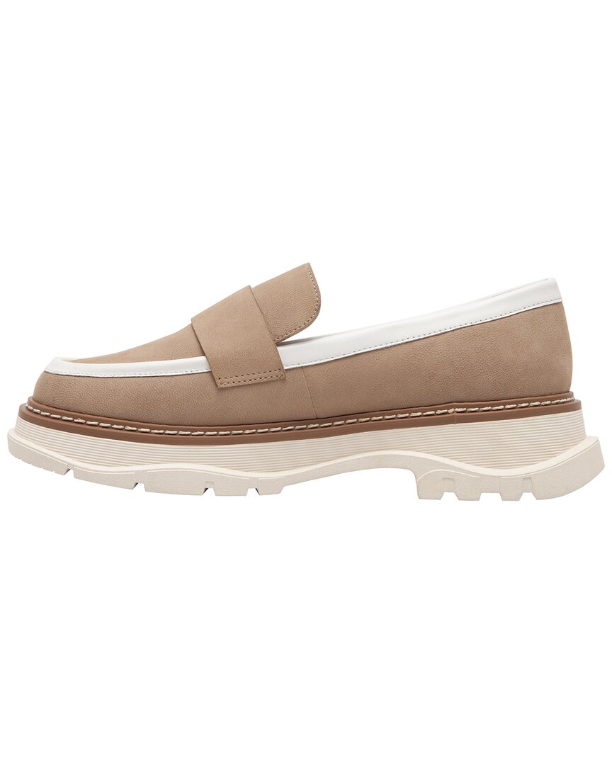minka leather loafer