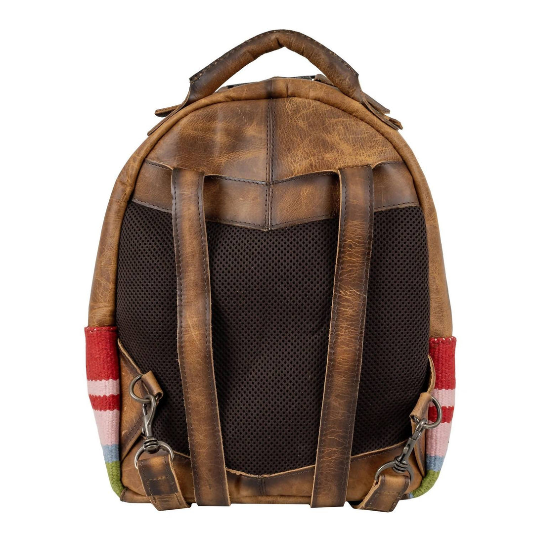 baja dreams mini backpack in olive/brown