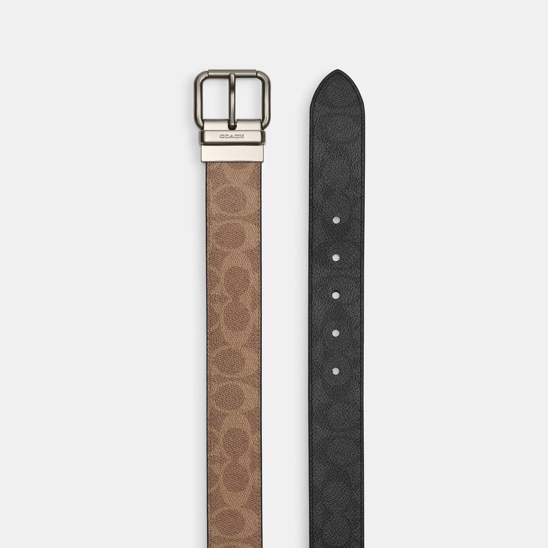 roller buckle cut to size reversible belt, 38 mm