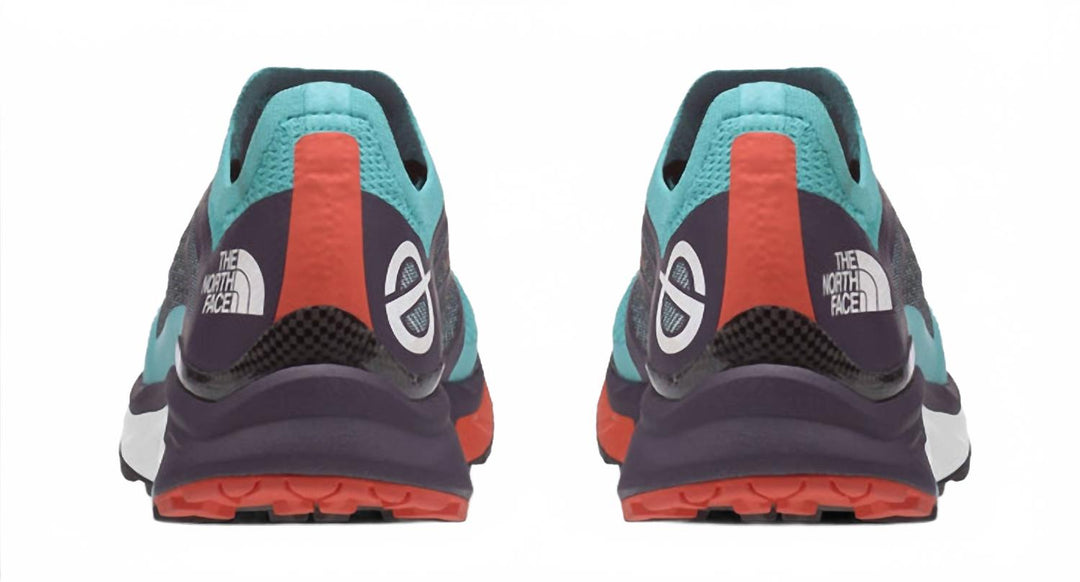 women's flight vectiv trail running sneakers in transatlantic blue/eggplant purple