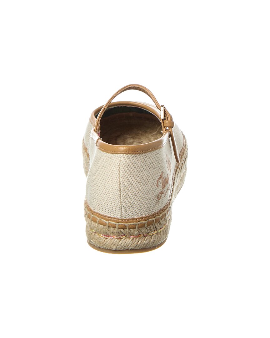 aciel canvas & leather espadrille