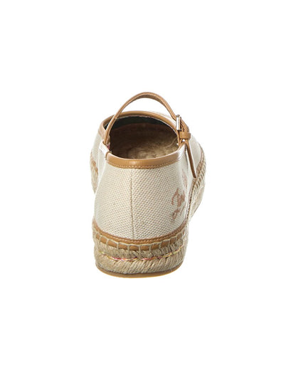 aciel canvas & leather espadrille