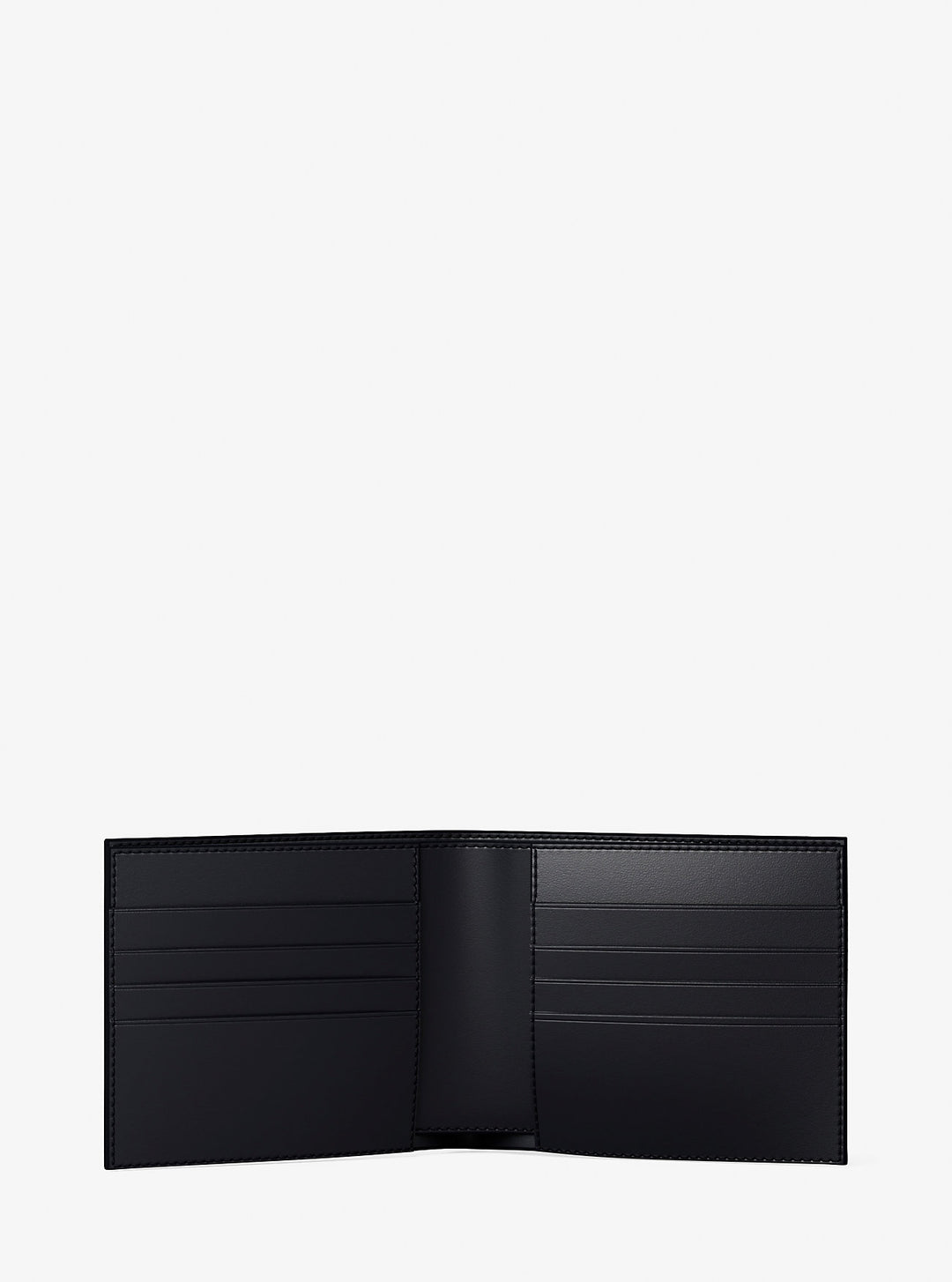 pebbled leather billfold wallet and signature logo card case gift set