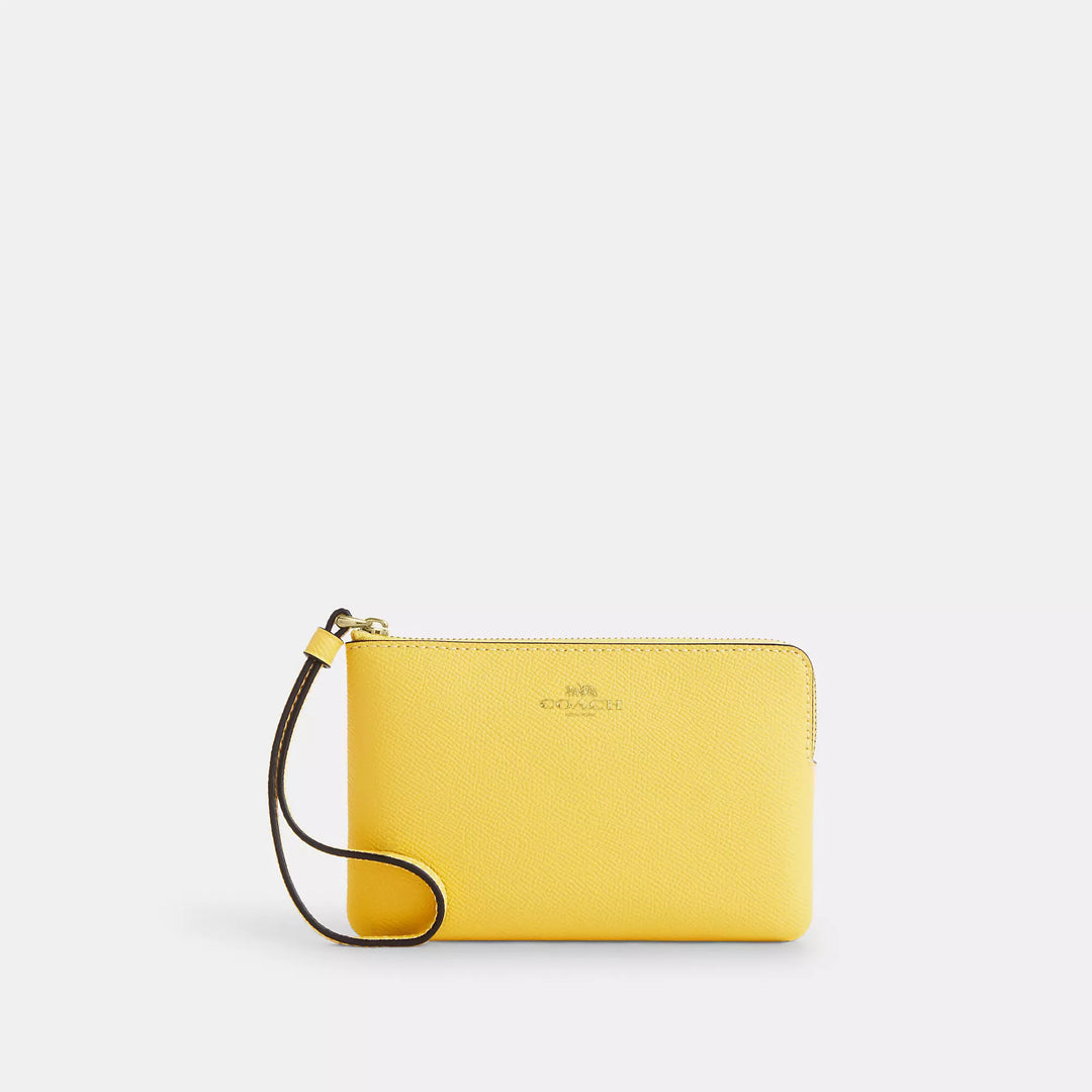corner zip wristlet