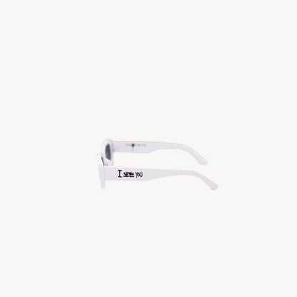 men's i see you sunglasses in white lotus