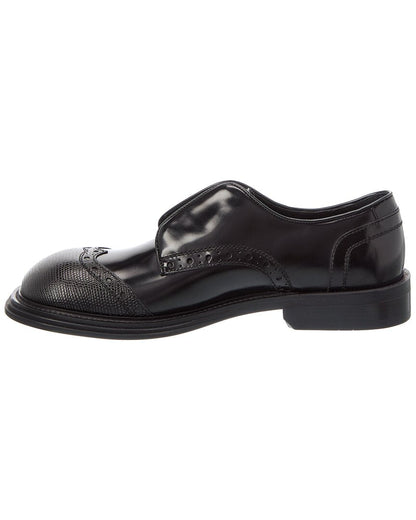 ferragamo festo leather derby