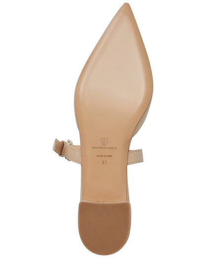 pasha leather mule