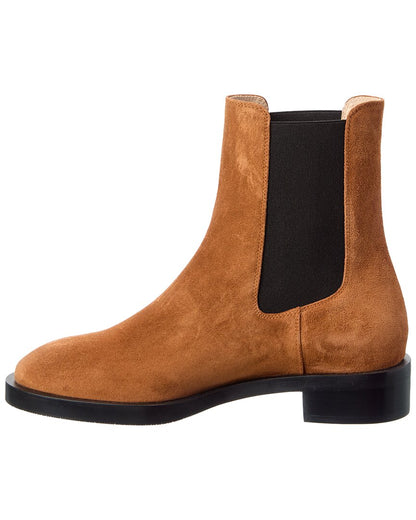 lenora suede chelsea bootie