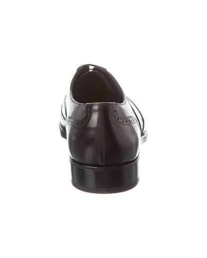 ferragamo leather dress shoe