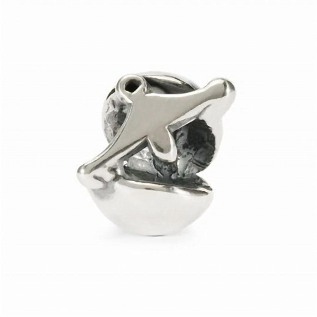 women's libra beads in silver