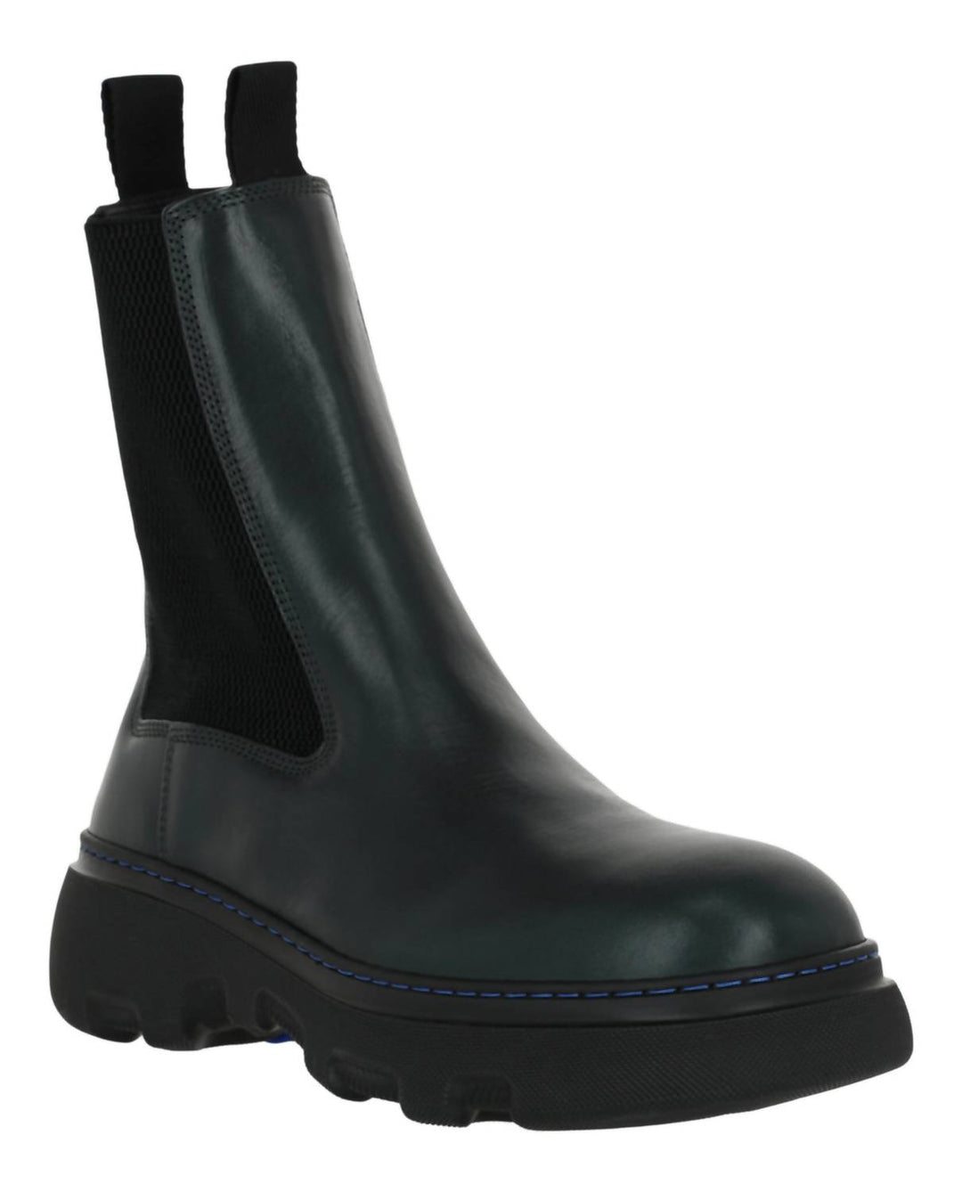 women's creeper chelsea boots in green