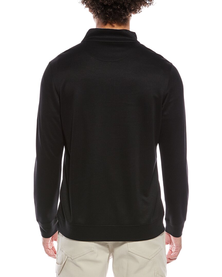solid 1/4-zip pullover