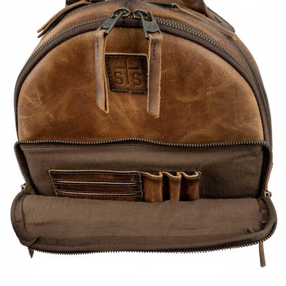 baja dreams mini backpack in olive/brown