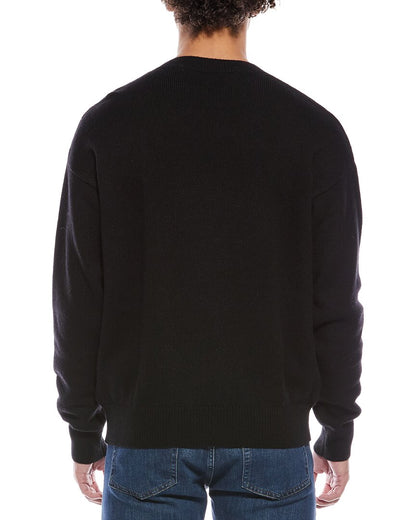 wool & cashmere-blend crewneck sweater