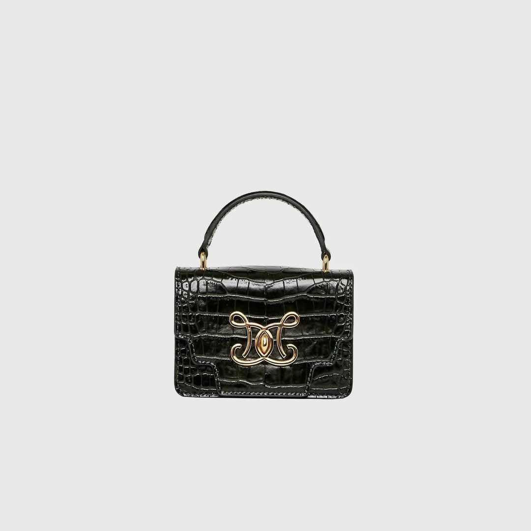 One Size - faux croc(evergreen)
