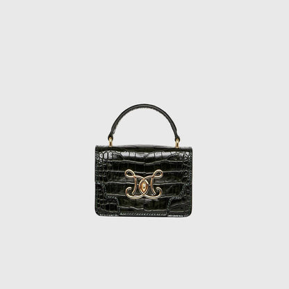 One Size - faux croc(evergreen)