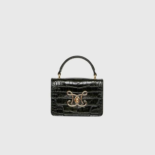 One Size - faux croc(evergreen)