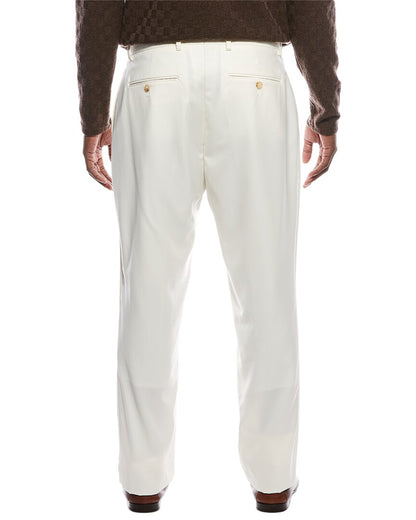 white oxford pant