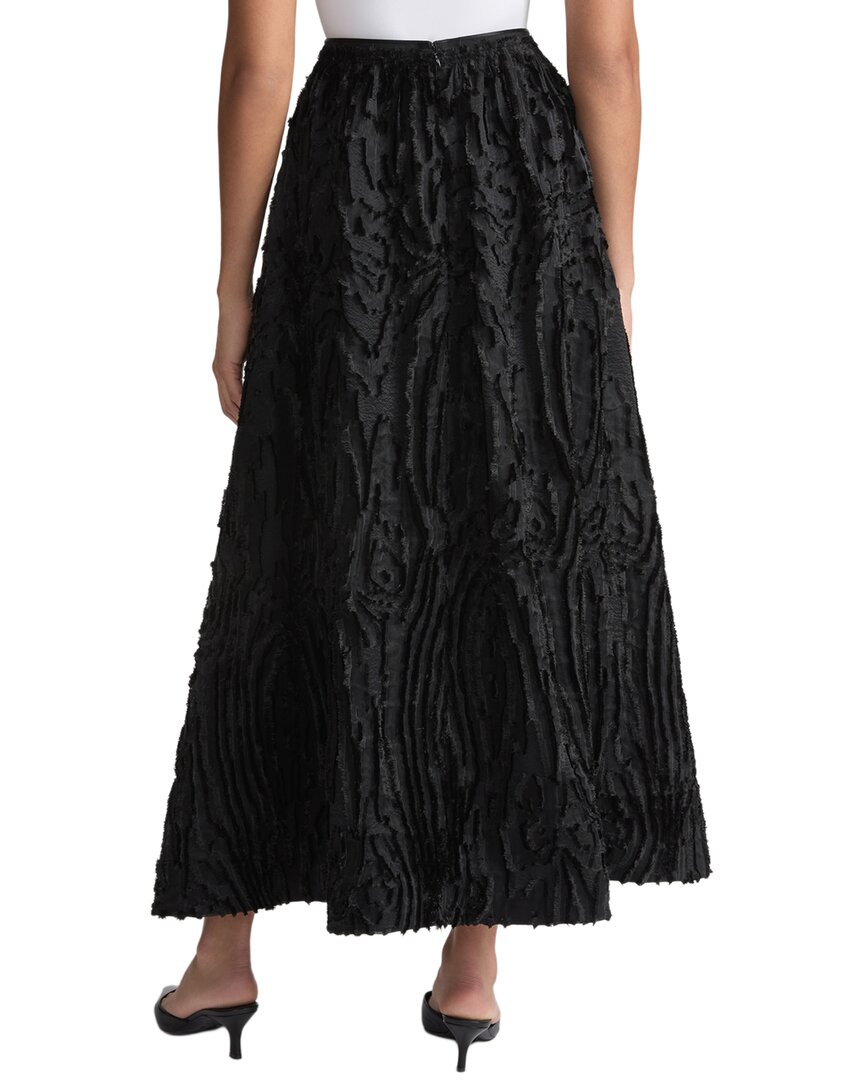 a-line lower calf length skirt