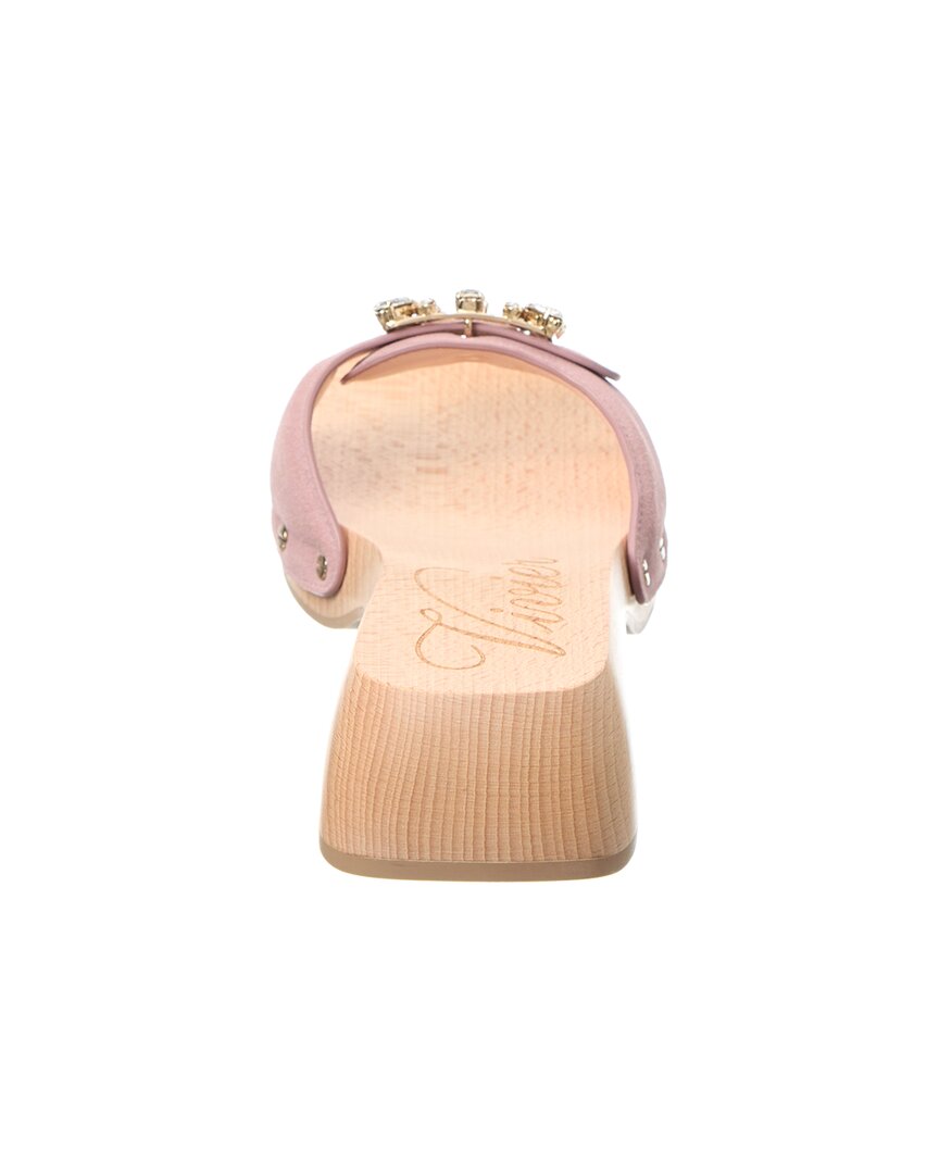 viv clogs suede mule