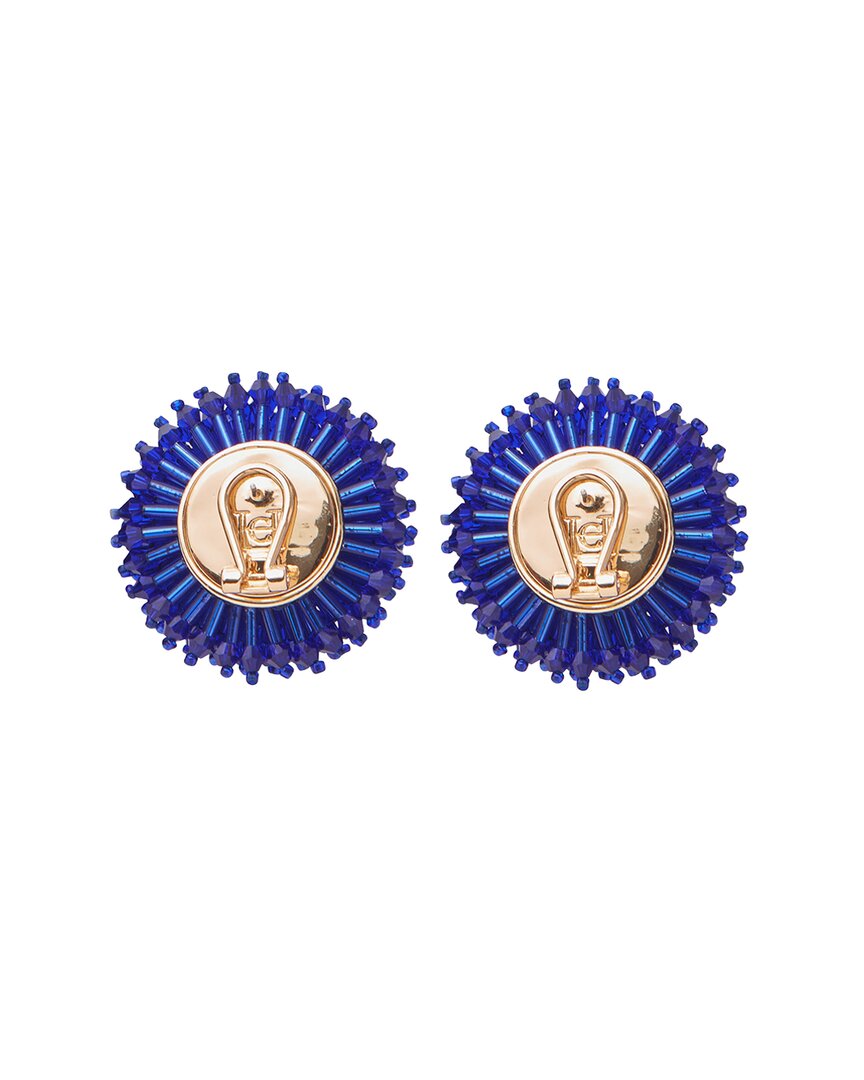 cz beaded ball dome earrings