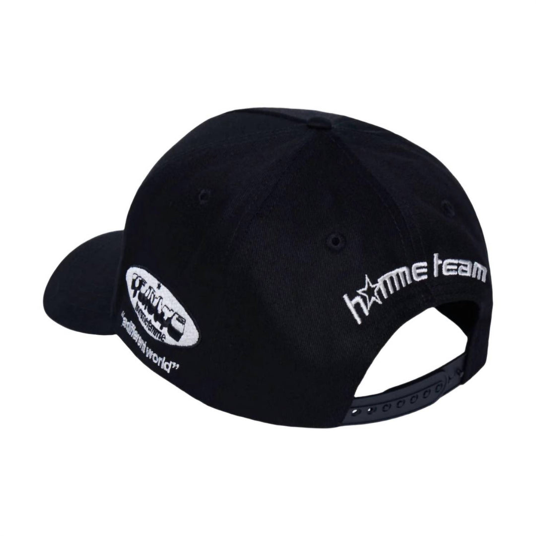 men's la performance hat in ultra black