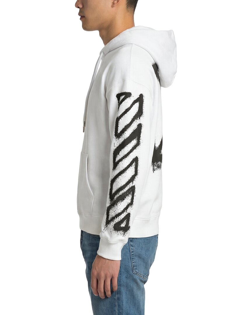 off-white virgil spray arrow hoodie