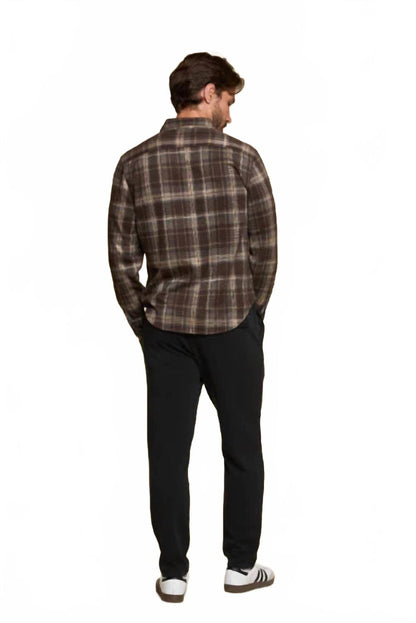 nazare cove long sleeve shirt in java
