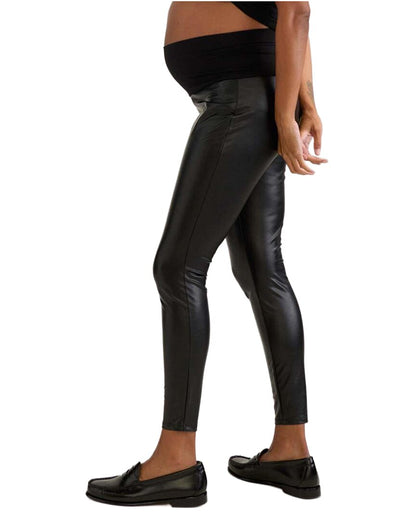 the vegan stretch leather legging