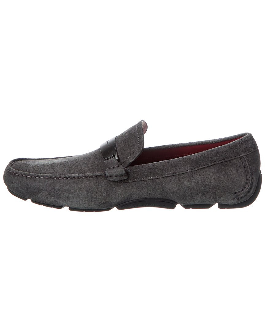 ferragamo suede loafer