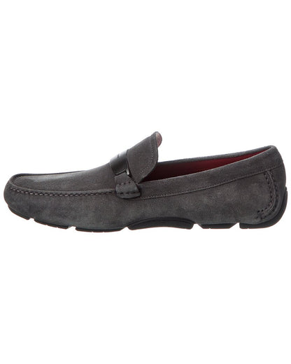 ferragamo suede loafer