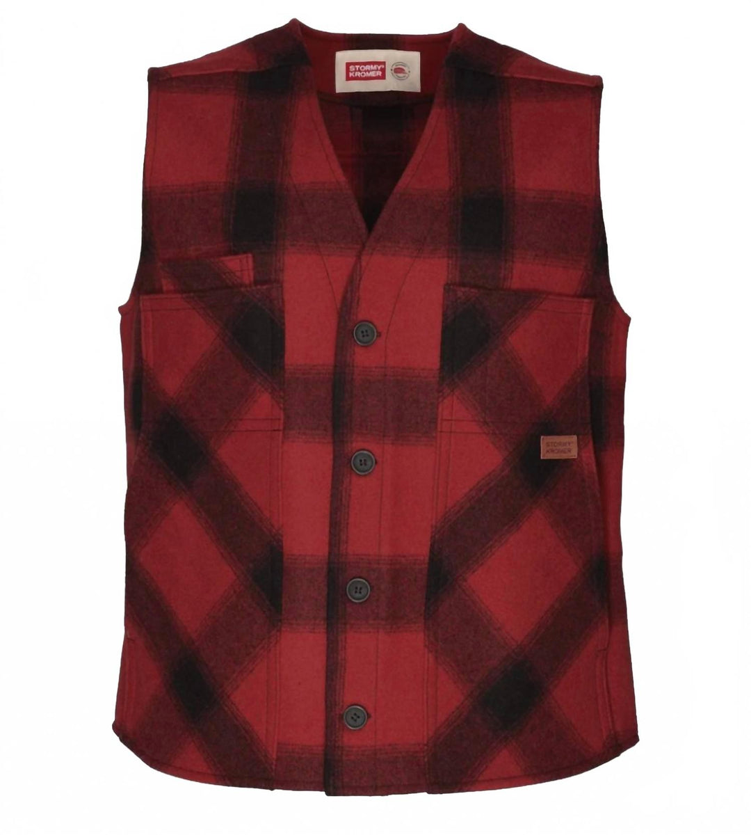Medium - red/black plaid