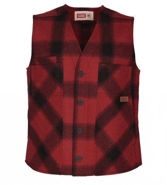 Medium - red/black plaid