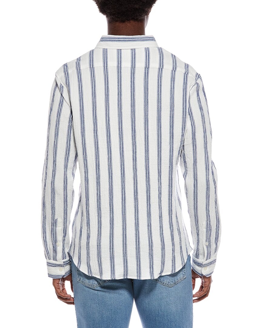 textured button shirt