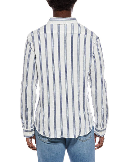 textured button shirt