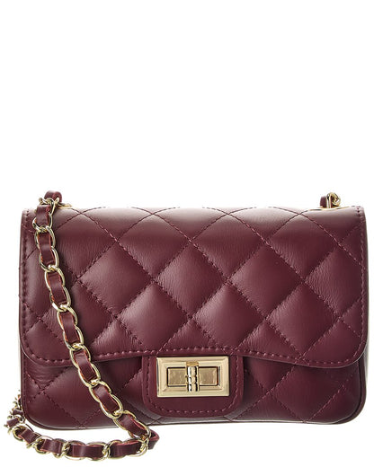 cynthia quilted leather crossbody