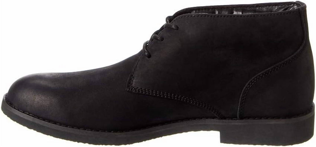 men's gary leather shoes in black