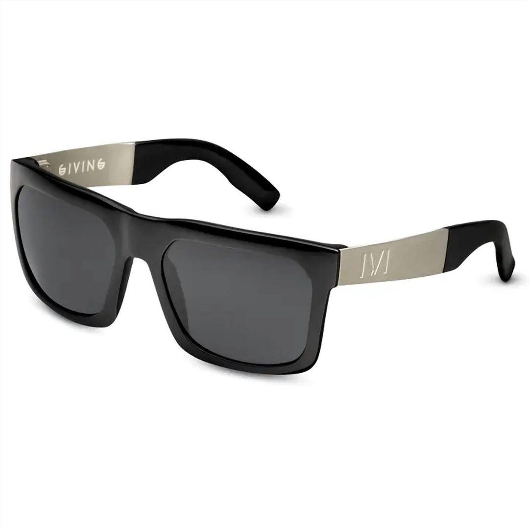 One Size - polished black/ grey lens