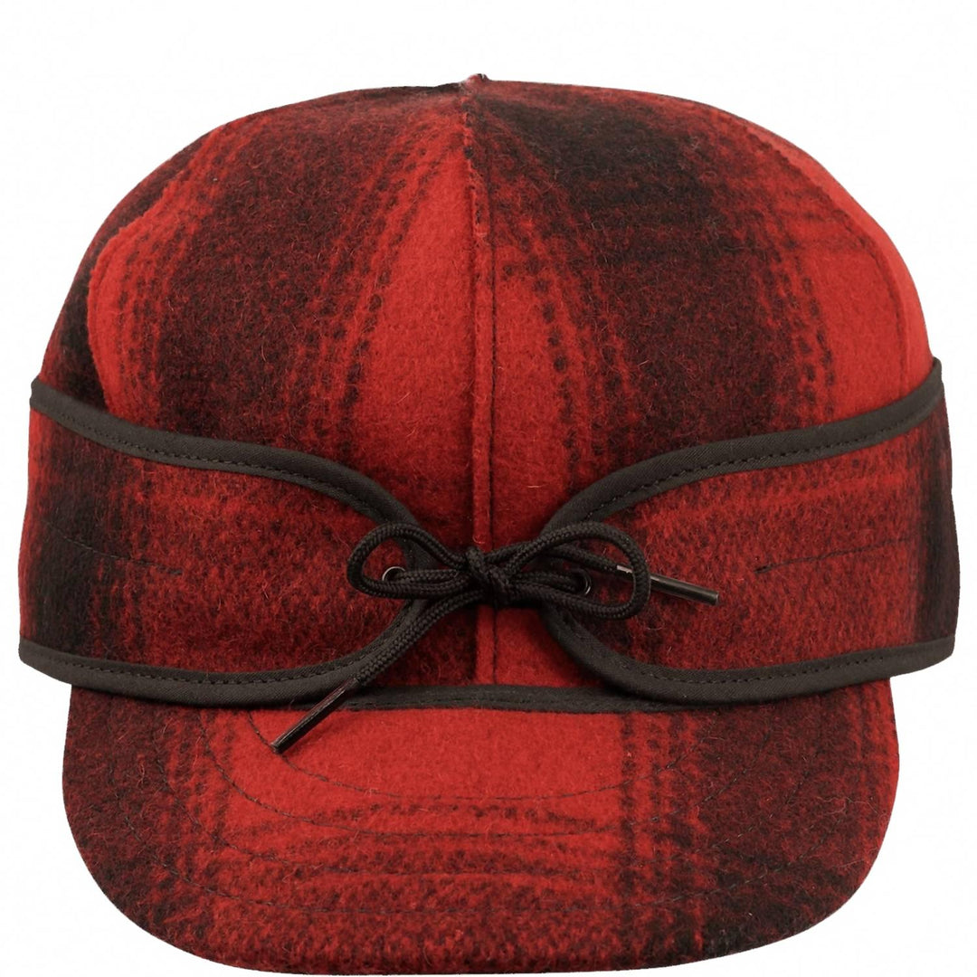 men's original sidekick cap in red & black buffalo plaid