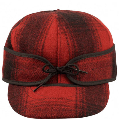 men's original sidekick cap in red & black buffalo plaid