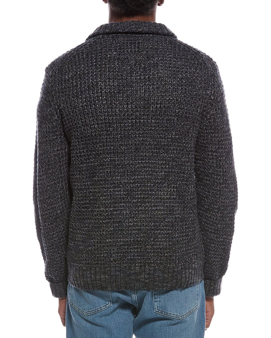 shaker rib mock neck sweater